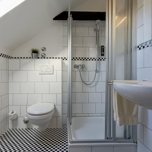 Einzelzimmer im Hotel Waldesruh in Düsseldorf