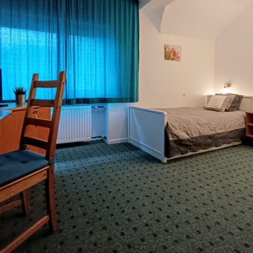 Einzelzimmer im Hotel Waldesruh in Düsseldorf